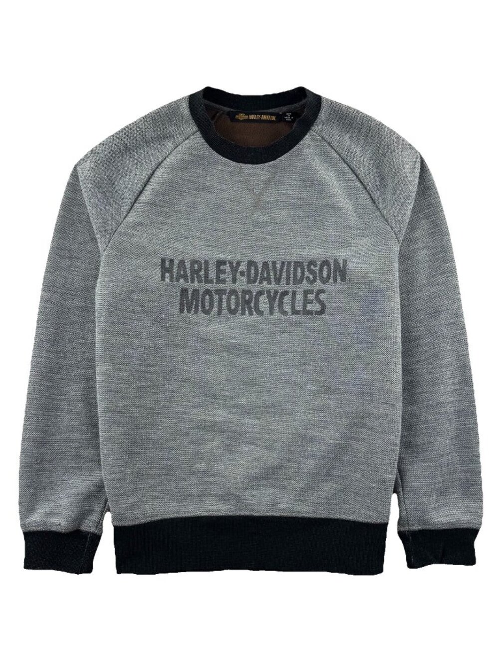 Harley Davidson Sweater Men’s Medium Slim Fit Chain Stitch 96126-20VM Biker